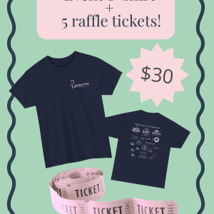 Tee + 5 raffle tickets